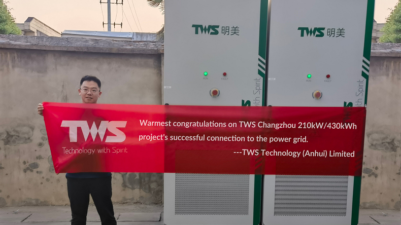 TWS Energy Storage Project Case Series 6|TWS Anhui Collaborates with Jiangsu Industrial Enterprises to Build a Path of Green and Sustainable Development